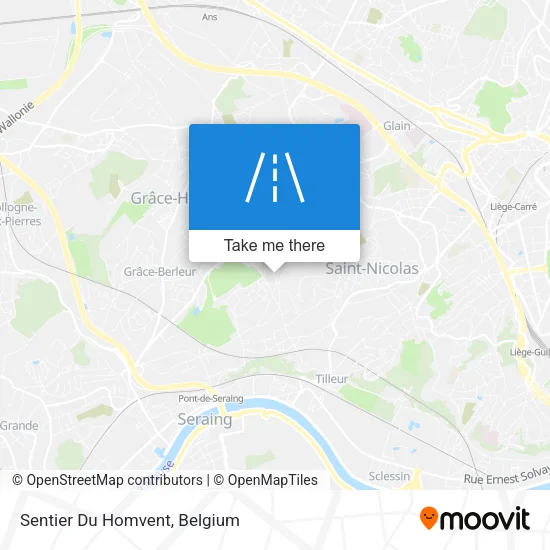 Sentier Du Homvent plan