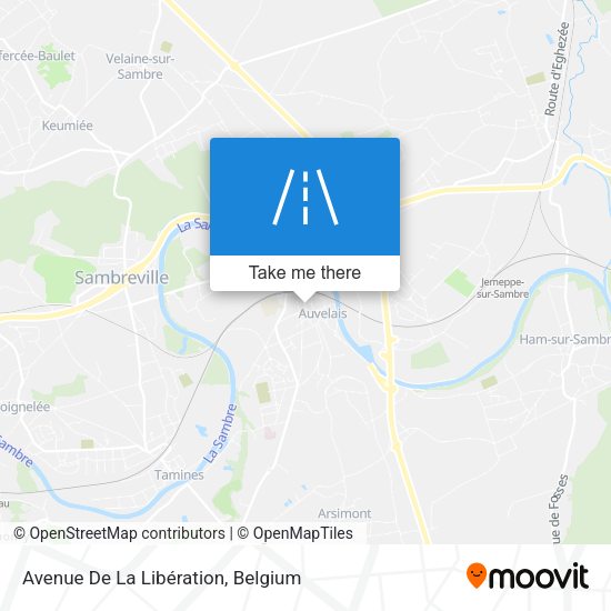 Avenue De La Libération plan