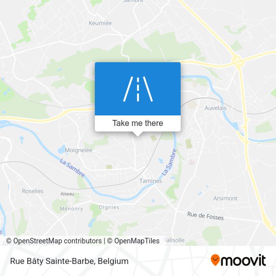 Rue Bâty Sainte-Barbe map