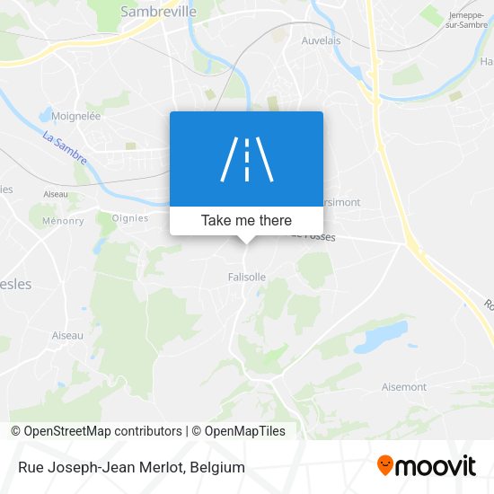 Rue Joseph-Jean Merlot plan