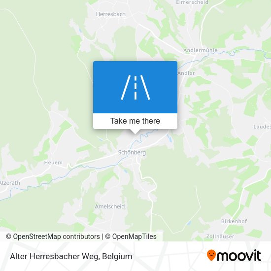 Alter Herresbacher Weg plan