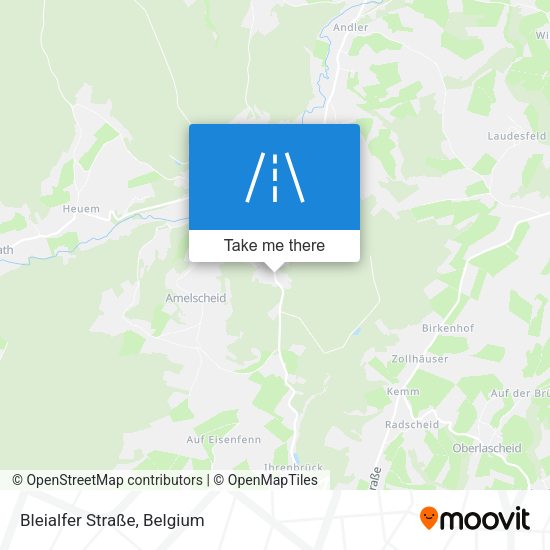 Bleialfer Straße map