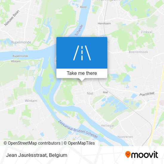 Jean Jaurèsstraat map