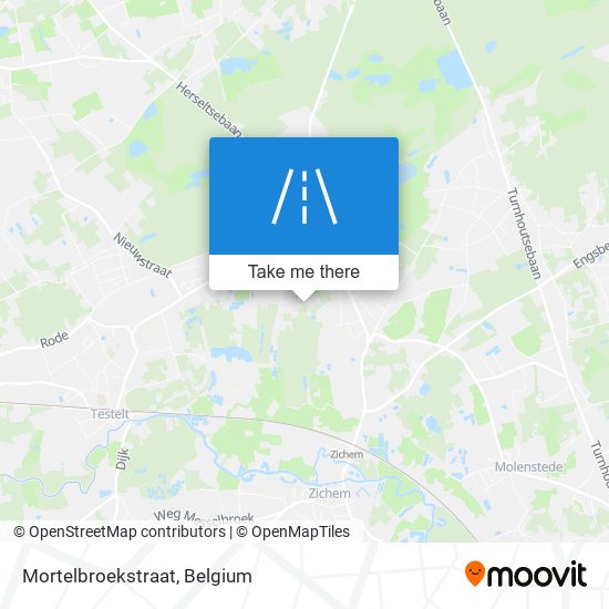 Mortelbroekstraat map