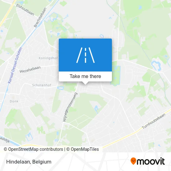 Hindelaan map