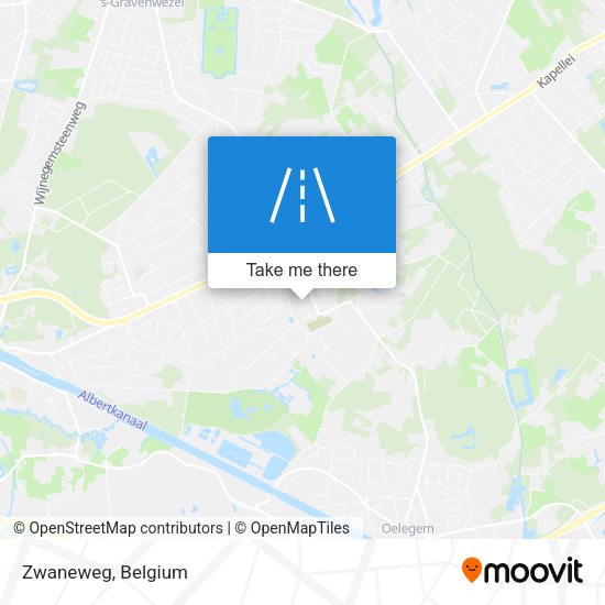 Zwaneweg map