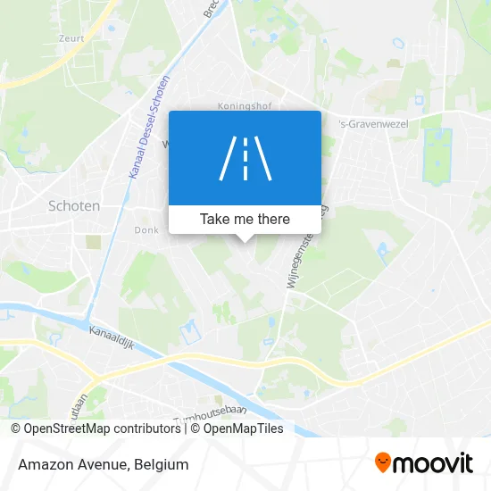 Amazon Avenue map