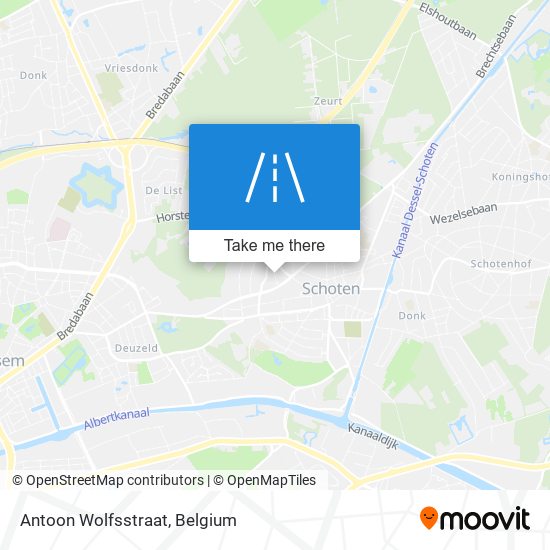 Antoon Wolfsstraat map