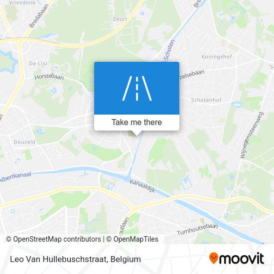 Leo Van Hullebuschstraat plan