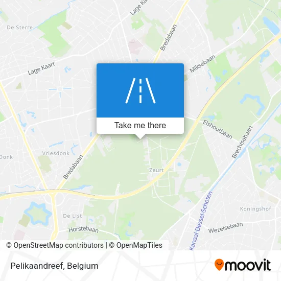 Pelikaandreef map