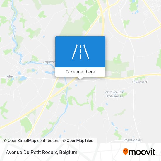 Avenue Du Petit Roeulx plan