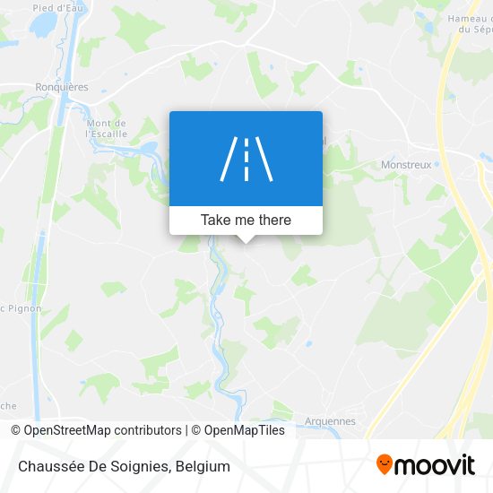 Chaussée De Soignies map