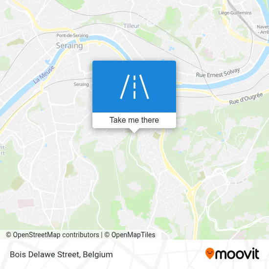 Bois Delawe Street map