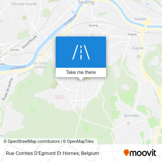 Rue Comtes D'Egmont Et Hornes map
