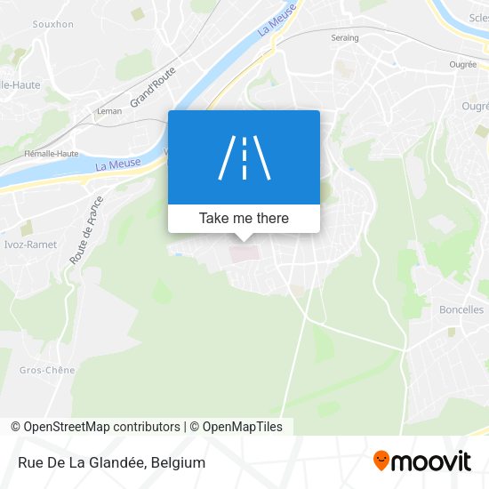 Rue De La Glandée map