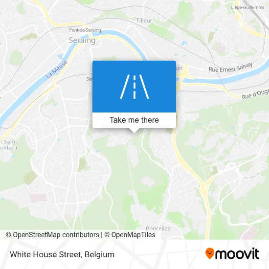 White House Street map