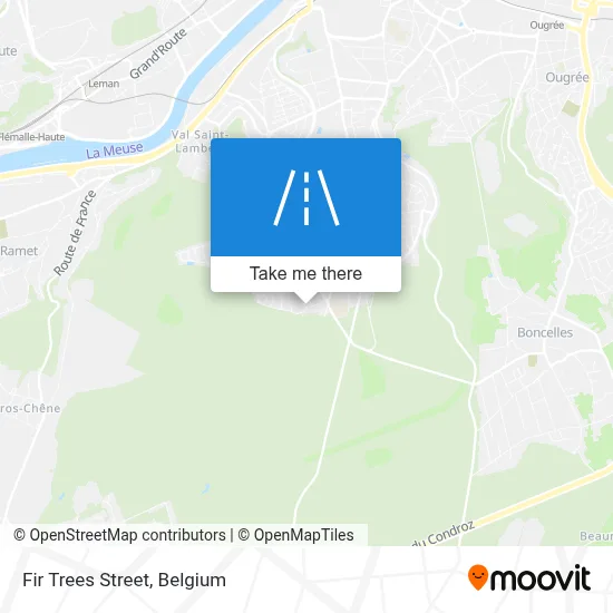 Fir Trees Street map