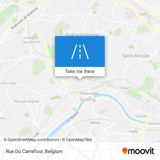 Rue Du Carrefour map