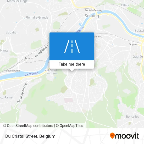 Du Cristal Street map