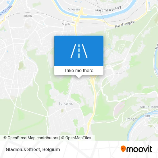 Gladiolus Street map