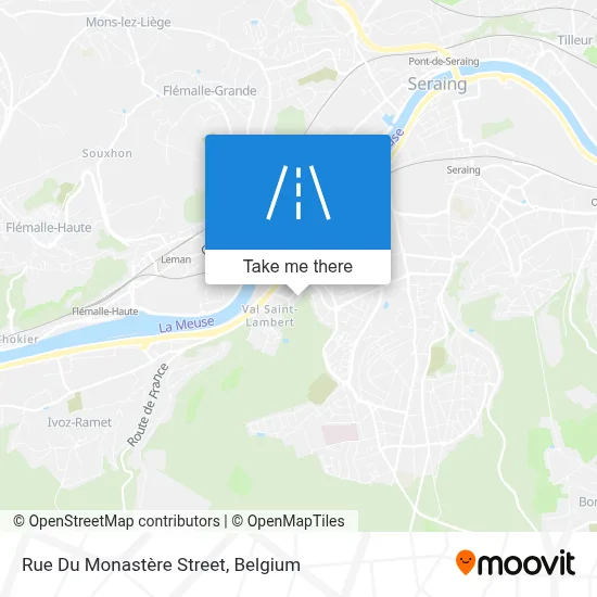 Rue Du Monastère Street map