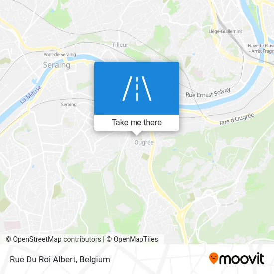 Rue du Roi Albert map