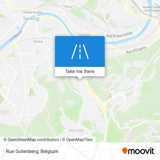 Gutenberg Street map