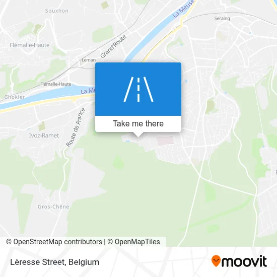 Lèresse Street map