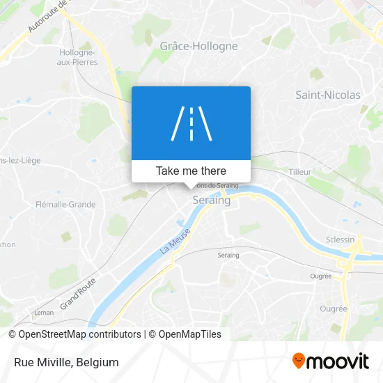 Rue Miville map