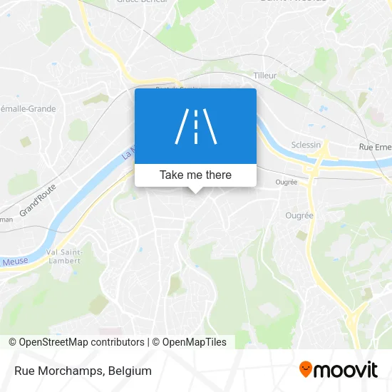 Rue Morchamps map