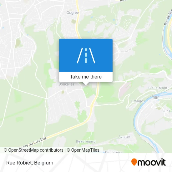 Rue Robiet map