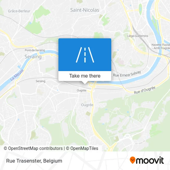 Trasenster Street map