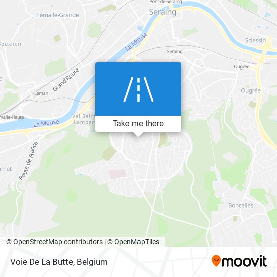 Voie De La Butte plan