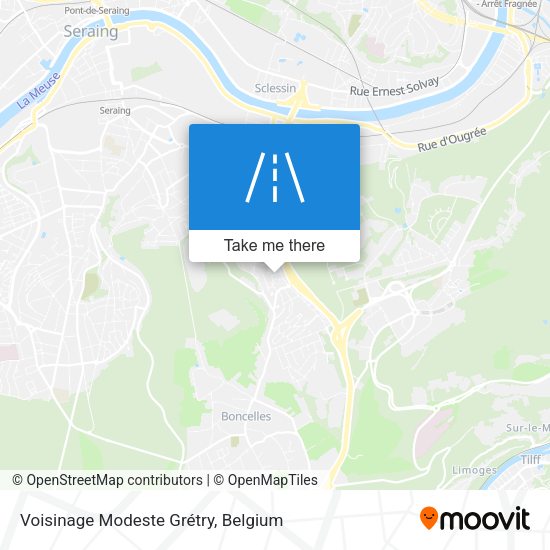 Voisinage Modeste Grétry plan