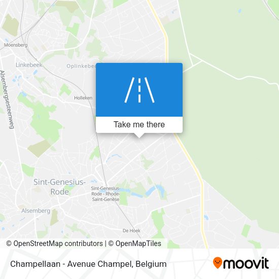 Champellaan - Avenue Champel map