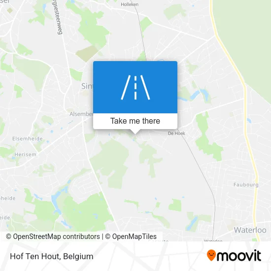 Hof Ten Hout map