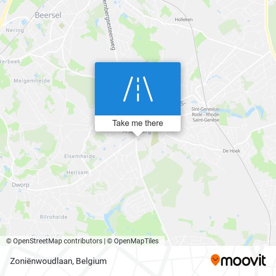 Zoniënwoudlaan map