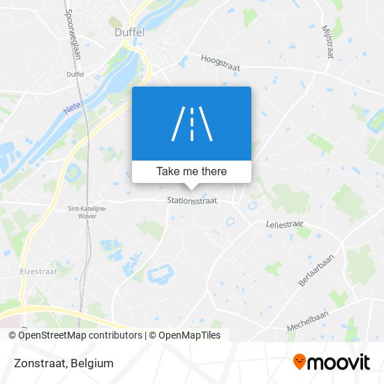 Zonstraat map