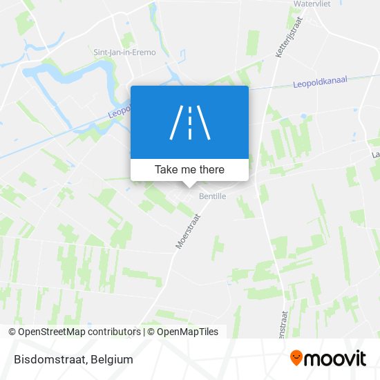 Bisdomstraat map