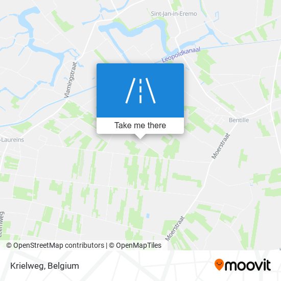 Krielweg map