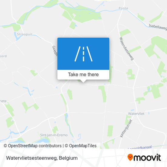 Watervlietsesteenweg map