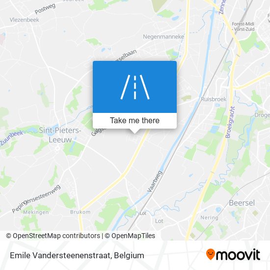 Emile Vandersteenenstraat map