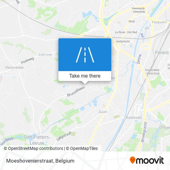 Moeshovenierstraat map