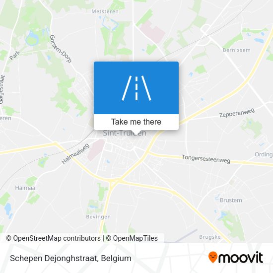 Schepen Dejonghstraat plan