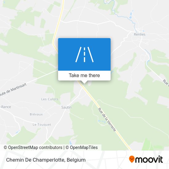 Chemin De Champerlotte map