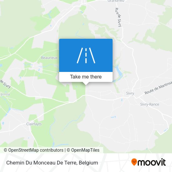 Chemin Du Monceau De Terre map