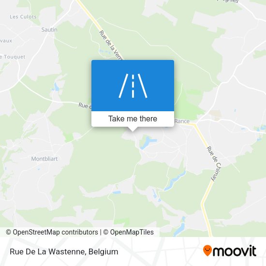 Rue De La Wastenne plan
