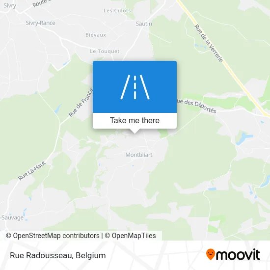 Radousseau Street map