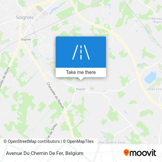 Avenue Du Chemin De Fer plan