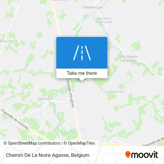 Chemin De La Noire Agasse plan